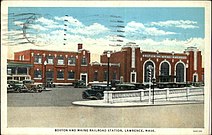 Boston & Maine Station, Lawrence, 1929.