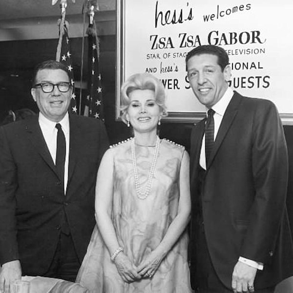 Zsa Zsa Gabor's promotional visit with the Hess Brothers and Hess's Center City Allentown store in 1968