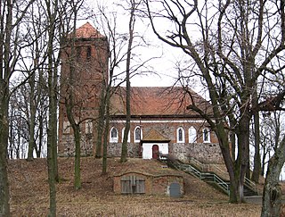 Tołkiny Village in Warmian-Masurian Voivodeship, Poland