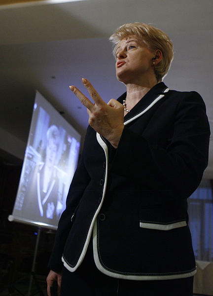 File:2009 m. Respublikos Prezidento rinkimai Dalia grybauskaitė 13.jpg