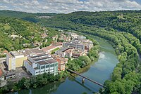 Citadelle de Besançon : Vue sur le doubs.