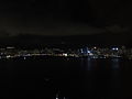 view on Kowloon from Hong Kong island at night