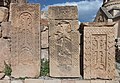 * Nomination Three Khachkars. Noravank monastery. Gnishik gorge (Noravank Gorge), Vayots Dzor Province, Armenia. --Halavar 10:22, 17 November 2015 (UTC) * Promotion Good quality.--Famberhorst 16:27, 17 November 2015 (UTC)