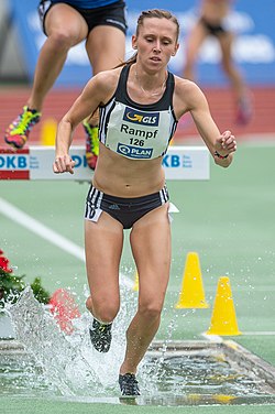 Colett Rampf bei den Deutschen Leichtathletik-Meisterschaften 2018