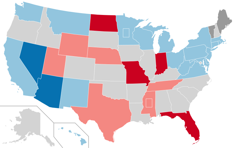 File:2018 United States Senate elections results map.svg
