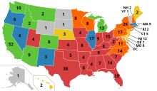 Final drawer of maps for 2022 U.S. House of Representatives elections
Democratic drawn
Republican drawn
Split or bipartisan drawn
Independent redistricting commission drawn
No redistricting necessary
Court drawn
.mw-parser-output .reflist{font-size:90%;margin-bottom:0.5em;list-style-type:decimal}.mw-parser-output .reflist .references{font-size:100%;margin-bottom:0;list-style-type:inherit}.mw-parser-output .reflist-columns-2{column-width:30em}.mw-parser-output .reflist-columns-3{column-width:25em}.mw-parser-output .reflist-columns{margin-top:0.3em}.mw-parser-output .reflist-columns ol{margin-top:0}.mw-parser-output .reflist-columns li{page-break-inside:avoid;break-inside:avoid-column}.mw-parser-output .reflist-upper-alpha{list-style-type:upper-alpha}.mw-parser-output .reflist-upper-roman{list-style-type:upper-roman}.mw-parser-output .reflist-lower-alpha{list-style-type:lower-alpha}.mw-parser-output .reflist-lower-greek{list-style-type:lower-greek}.mw-parser-output .reflist-lower-roman{list-style-type:lower-roman}
| Louisiana is labeled as Republican because the Democratic governor vetoed the maps but was overridden with almost no Democratic votes
| Maryland is labeled as bipartisan because the Republican governor signed the Democratic-controlled legislature's maps after a court overturned a Democratic gerrymander as a deal to drop the legislature's appeal 2022 Redistrict Actual Map Drawer.svg