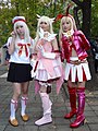 3 cosplayers of Illyasviel von Einzbern, Prisma Illya at CWT50 20181208b.jpg
