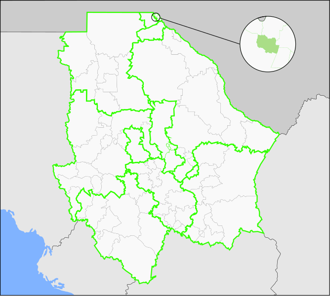 Archivo:6th Local Electoral District of Chihuahua (since 2022).svg