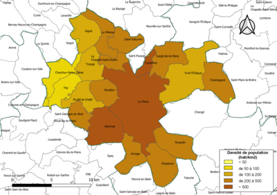 le mans carte region