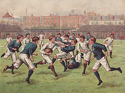 A Football Match, illustration de 1893.