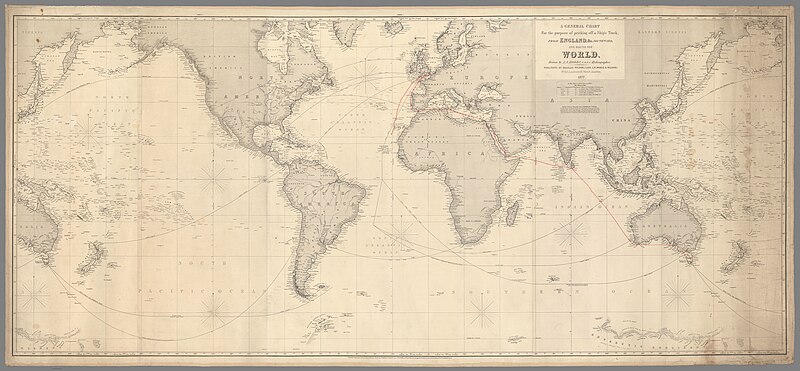 File:A General Chart For the purpose of pricking off a Ship’s Track from England (15548000).jpg