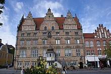 Jens Bang's house in Aalborg Aalborg Stenhus01.jpg