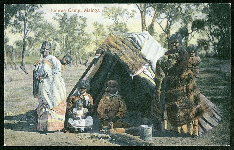 File:Aboriginal Australian women and children, Maloga, N.S.W.jpg