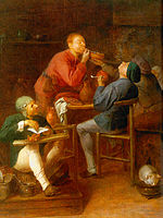 Adriaen Brouwer - Los fumadores (Los campesinos de Moerdijk) .jpg