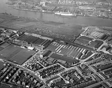 Aerial view of Reyrolle factory, Hebburn, 1962 (15166936686).jpg