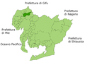 Location map of komaki in Aichi prefecture, Japan