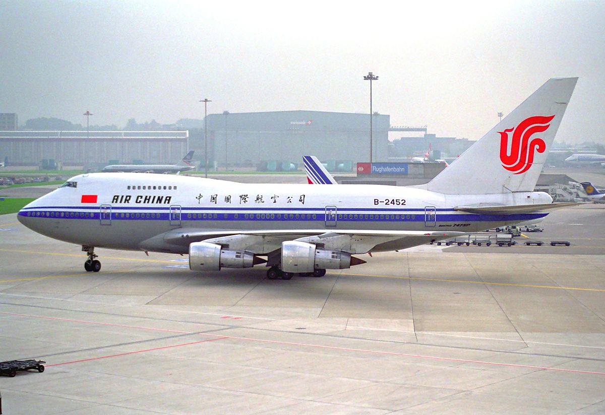 File:Air China Boeing 747SP-J6; B-2452@ZRH;28.09.1997 (6470762817 