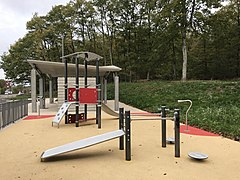 Spielplatz am Aire de repos de La Loupière an der A6