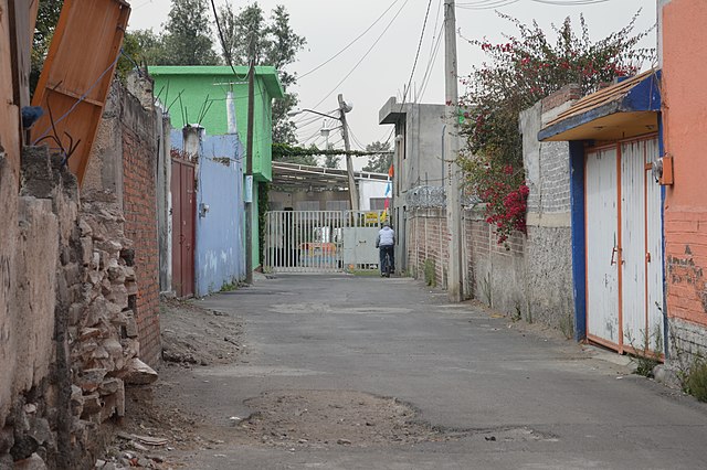 Straße in Tláhuac