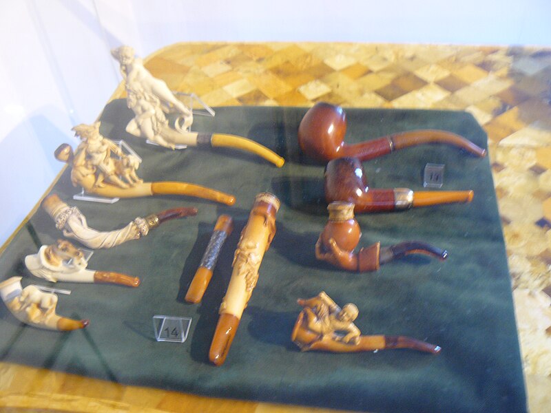 File:Amber Museum Gdansk Poland pipes.jpg