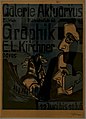 Amsterdam - Stedelijk Museum - Ernst Ludwig Kirchner (1880-1938) - Plakat der Ausstellung Graphik von E.L. Kirchner, Galerie Aktuaryus , 1927.jpg