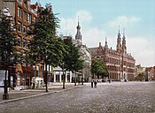 Amsterdam Main Postoffice in 1900.