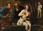 Andrea Vaccaro: Susanna und die Alten, 1650er Jahre (Verbleib unbekannt)
