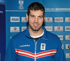 Andreas Matt before the 2014 Winter Olympics