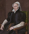 Dame Anne née Ferneley, wife of Sir Thomas Gresham. Portrait c. 1560 by Anthonis Mor