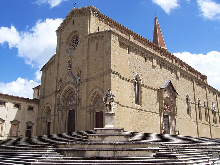 La cathédrale San Donato (Arezzo).