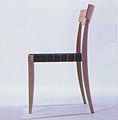 Bisterfeld + Weiss: Holzstuhlserie „light“. Design: Arno Votteler 1998.