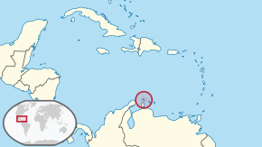 Location of Aruba