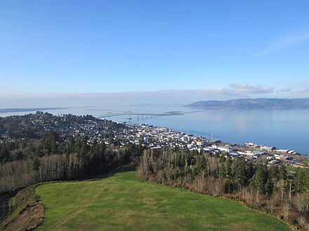 Astoria Column view of Astoria