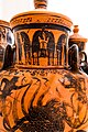 Attic black figure lebes gamikos - ABV extra - Herakles and the Hydra - animals - Athens NM 12075 - 03