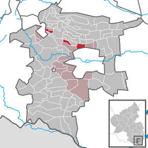 Poziția localității Böchingen
