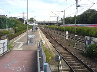 <span class="mw-page-title-main">Dortmund-Marten Süd station</span> Railway station in Dortmund, Germany