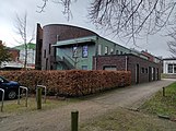 Bad Schwartau, Neuapostolische Kirche in der Anton-Baumann-Straße 3, Nord-Ost-Ansicht