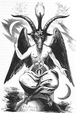 <span class="mw-page-title-main">Baphomet</span> Occult deity and symbol