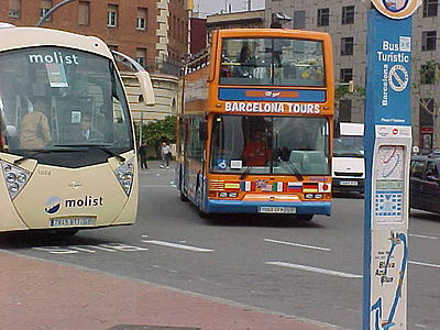 Toeristenbus in Barcelona