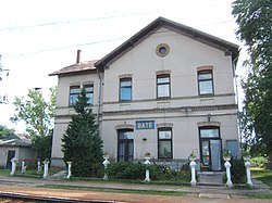 Railway station in Baté