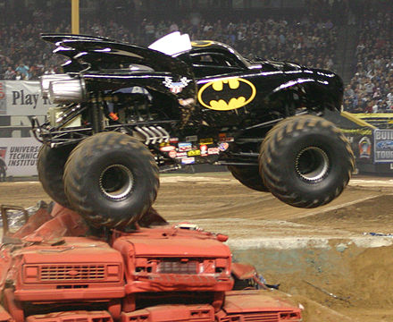 The Batman monster truck, competing in Phoenix, Arizona in 2006