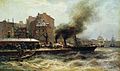 Хавър. Вход в пристанището по време на прилив (1876)
