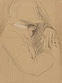 Benjamin Robert Haydon - Study of a Sleeping Man, with a Hat and Clasped Hands - B1977.14.2626 - Yale Center for British Art.jpg
