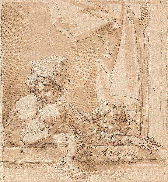 File:Benjamin West - A Mother and Two Children - B1977.14.5471 - Yale Center for British Art.jpg