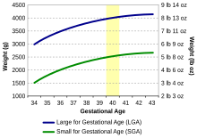 Birth Weight For Gestational Age Chart