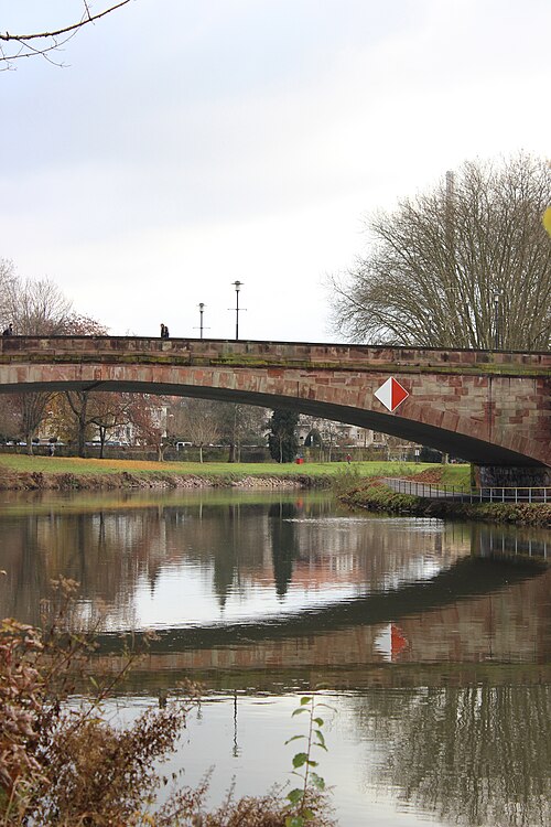 Bridge over the Saar at Saarbrücken