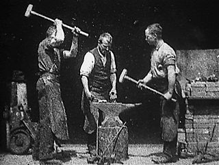 <i>Blacksmith Scene</i> 1893 American film