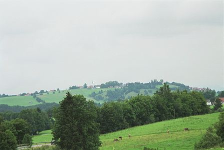 Der Gemeindeteil Schönberg von Westen