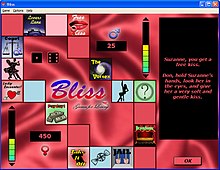 Bliss the game for lovers crackers