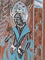 Bodhisattva. Wei du Nord (386 - 534). H. du détail env. 100 cm. Grotte N° 435[19]